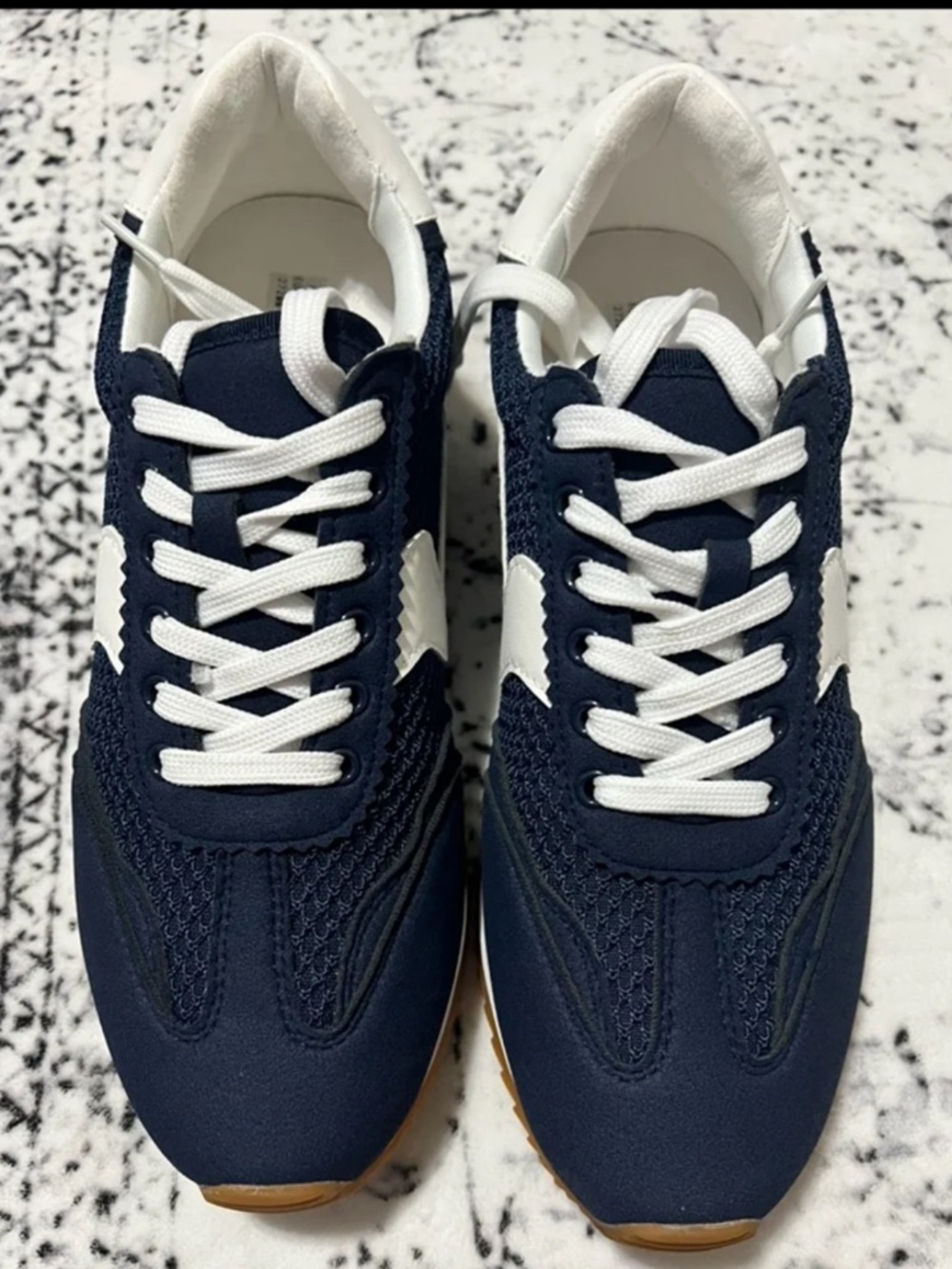 NEW Womens Project Cloud Memory Foam Sneakers Navy Blue & White US 10 - Picture 6 of 11